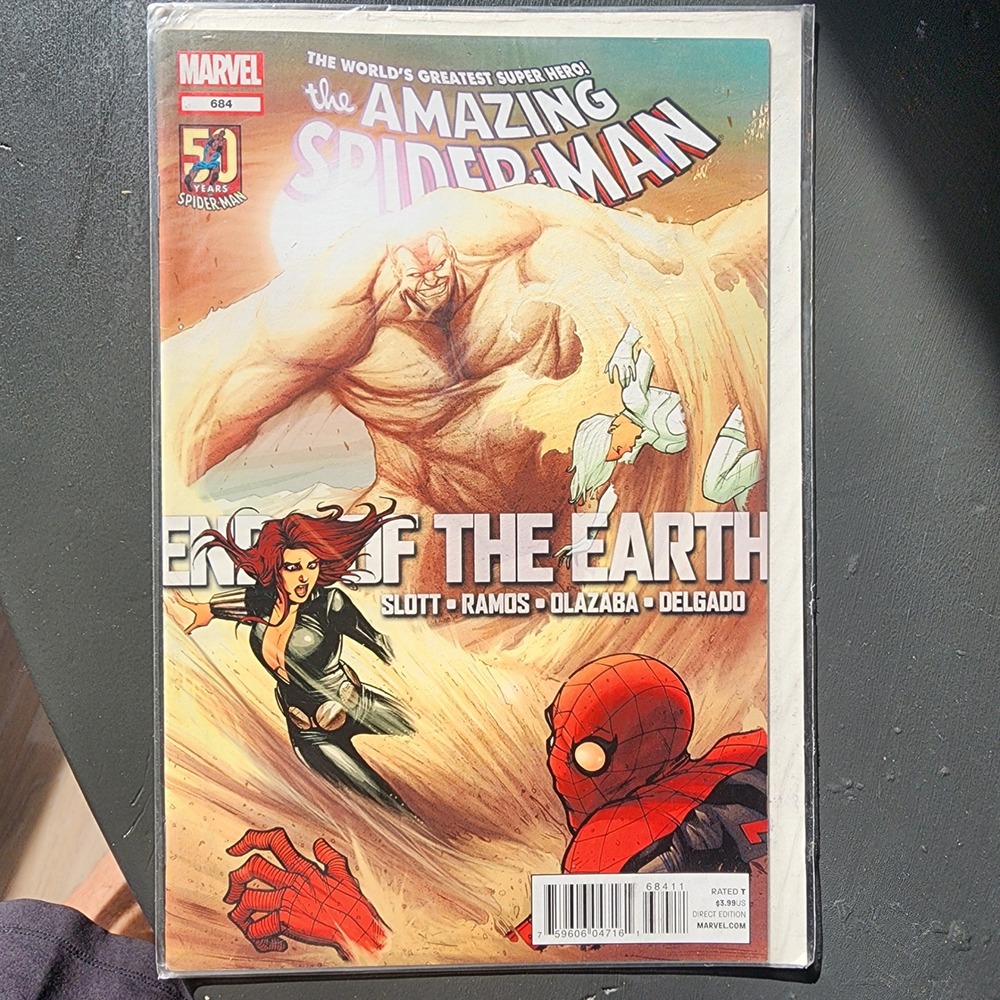 The‎ Amazing Spider Man 684 End of the Earth Marvel Comic Book Slott Ramos
